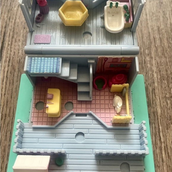 VINTAGE 1993 POLLY POCKET BLUEBIRD PET SHOP HOUSE POLLYVILLE PLAYSET - Picture 5 of 9
